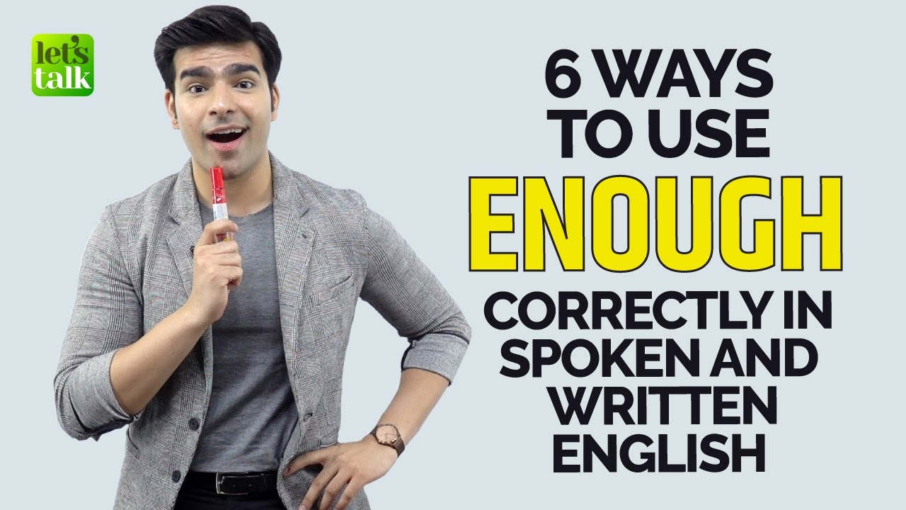 How To Use ‘Enough’ Correctly In Spoken & Written English? Functional English Grammar | Hridhaan