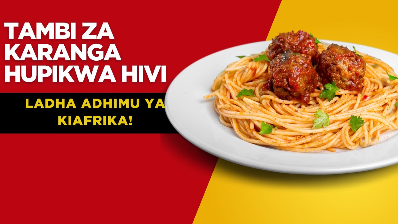 Jinsi ya Kupika Tambi zilizo Ungwa kwa Karanga 🥜🍜 | Mapishi Rahisi na Matamu!