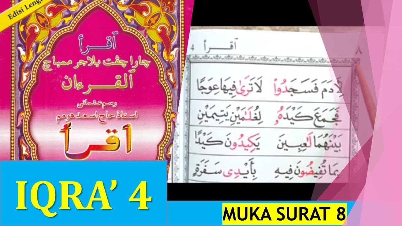 MENGAJI IQRA 4 (M/S 8)