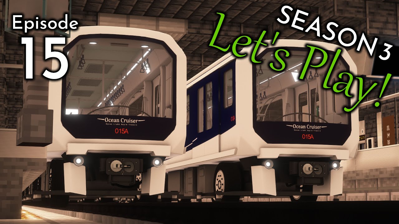 Гиперреалистичный скоростной поезд Macau Light Rapid — Minecraft Transit Railway Let's Play S3E15
