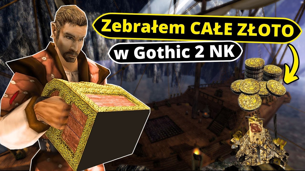 Zebrałem CAŁE ZŁOTO w Gothic 2 NK - Ile jest złota i przedmiotów?