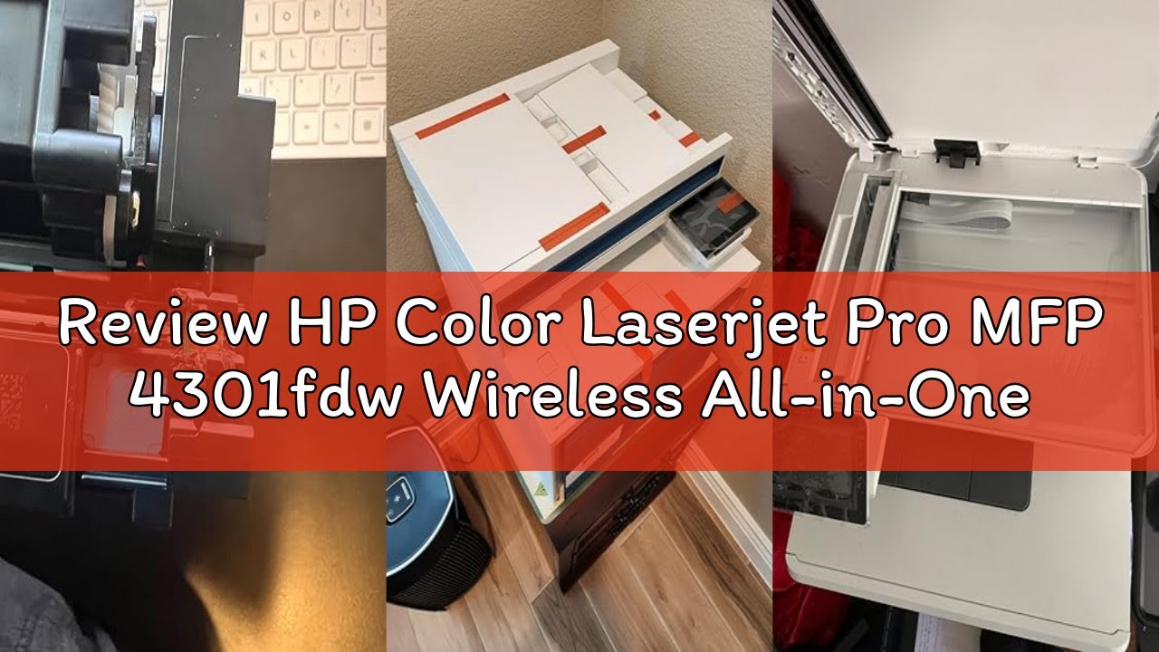 Review HP Color Laserjet Pro MFP 4301fdw Wireless All-in-One Color Laser Printer, Scanner, Copier, F