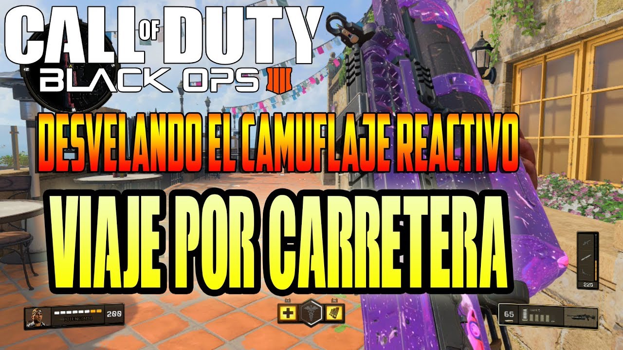 DESVELANDO EL CAMUFLAJE REACTIVO VIAJE POR CARRETERA- COD BO4 [ESP]