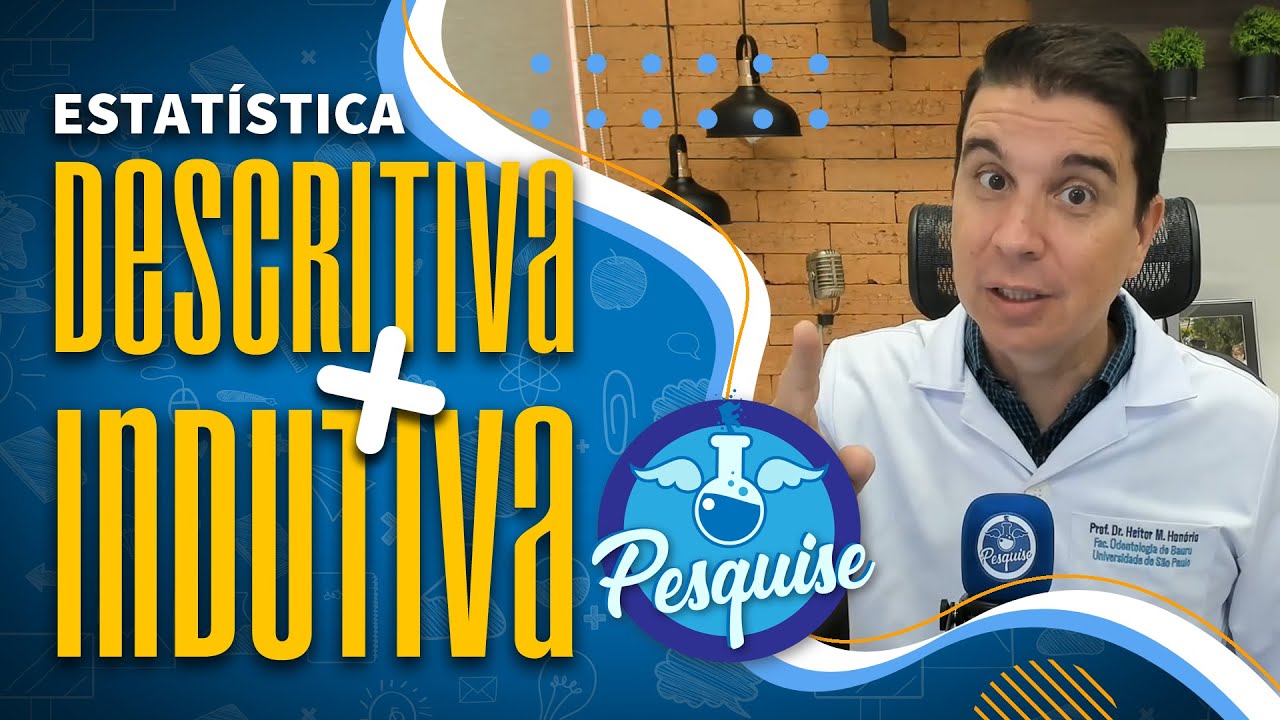 Estat&iacute;stica DESCRITIVA X INDUTIVA/INFERENCIAL. Nunca mais cometa esse erro!!