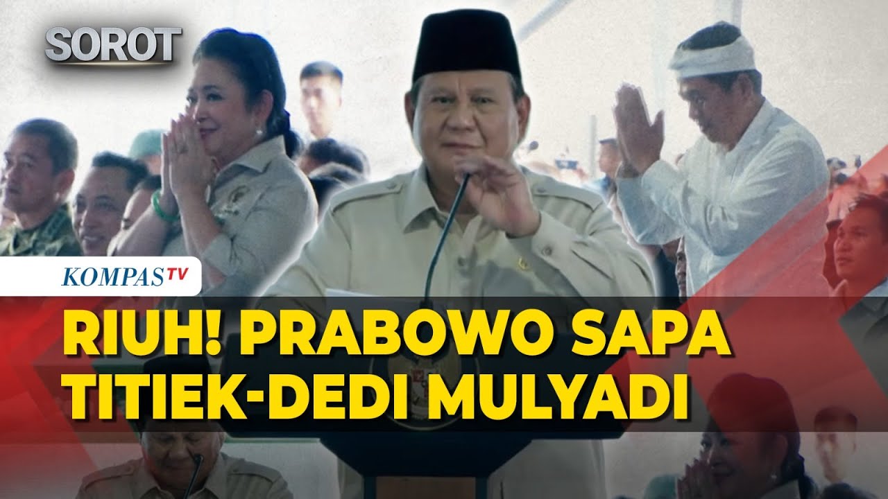 Heboh! Presiden Prabowo Sapa Titiek Soeharto-Dedi Mulyadi, Panen Raya-Swasembada Pangan di Karawang