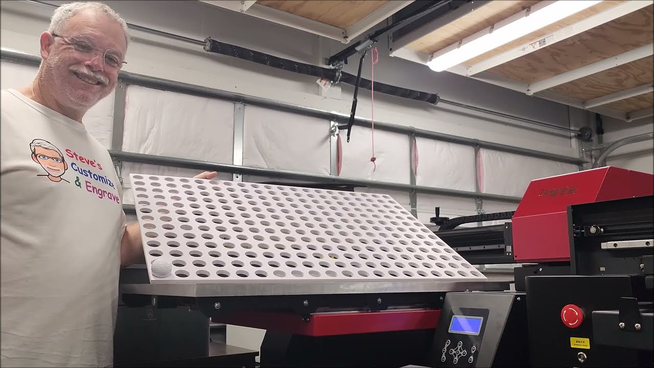 Customizing Golf Balls Using The Refinecolor RF-6090 Printer & Template Preparation Using Photoshop