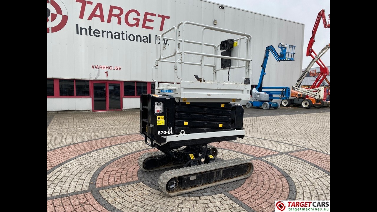 783456 ALMAC BIBI 870-BL EVO TRACKED DIESEL SCISSOR WORK LIFT 790CM 2016 118HRS