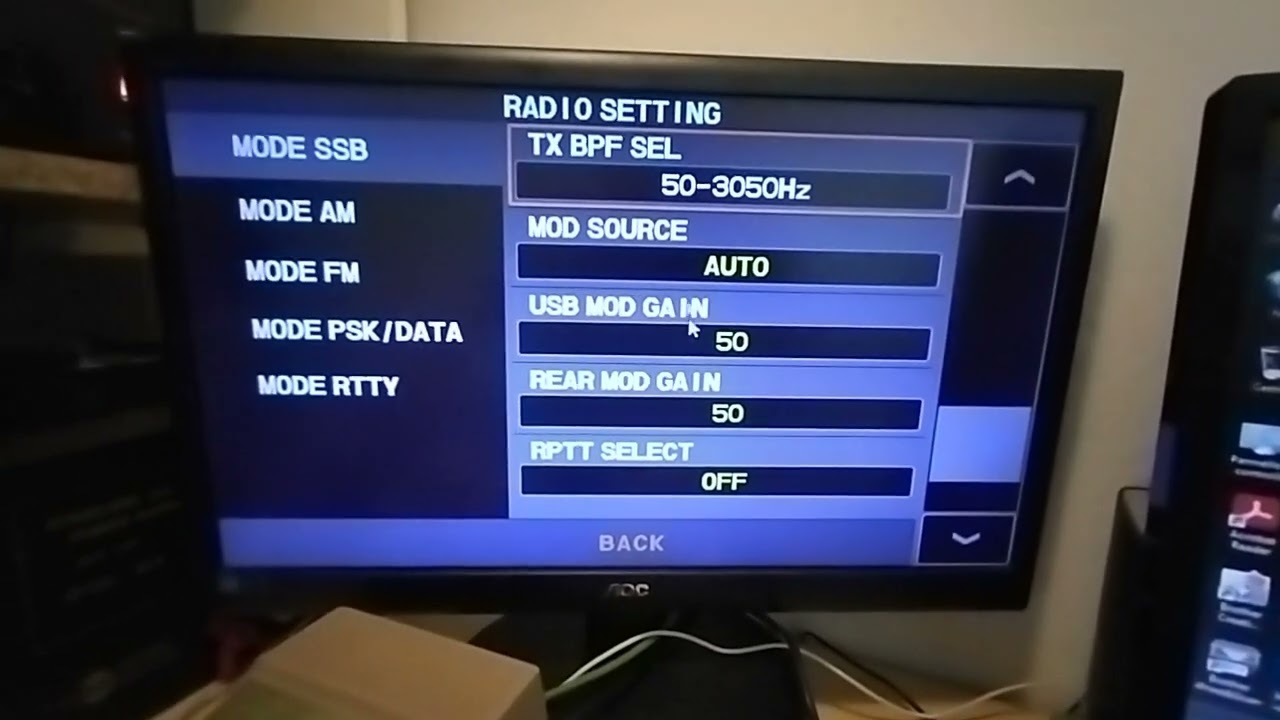 YAESU FT 710 - REGOLAZIONI RADIO SETTING TUTORIAL 2