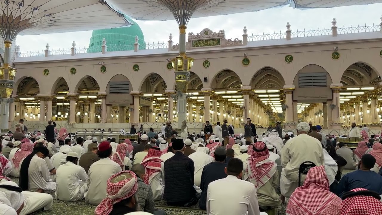 خطبة الاستسقاء من المسجد النبوي الشريف فضيلة الشيخ عبد الباري الثبيتي