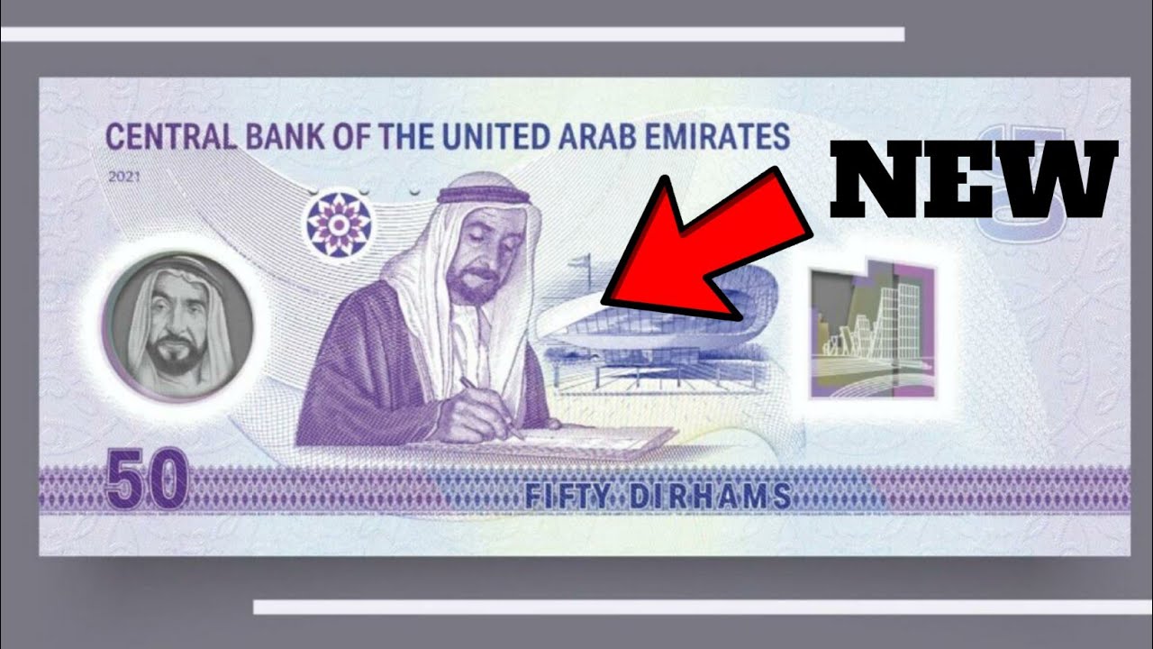 UAE's New Model 50 AED MONEY in Dubai!!