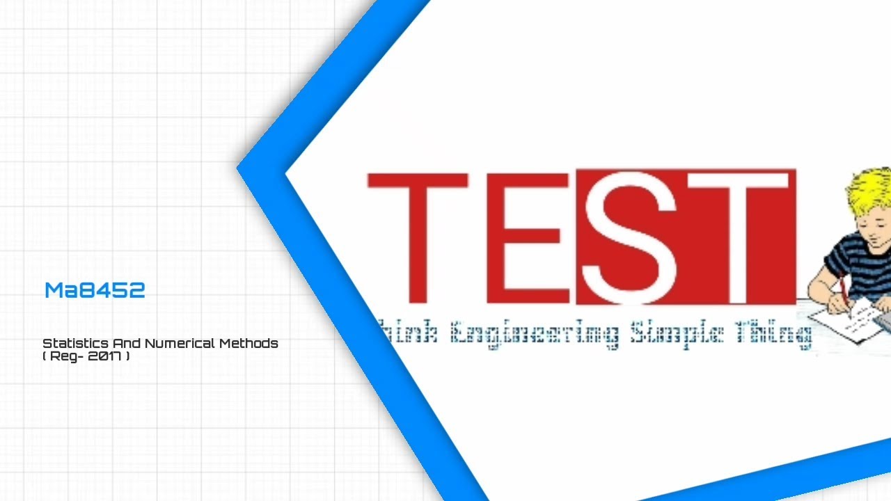 MA8452- Statistics And Numerical Methods ( Reg-2017 ) | Notes | #TEST