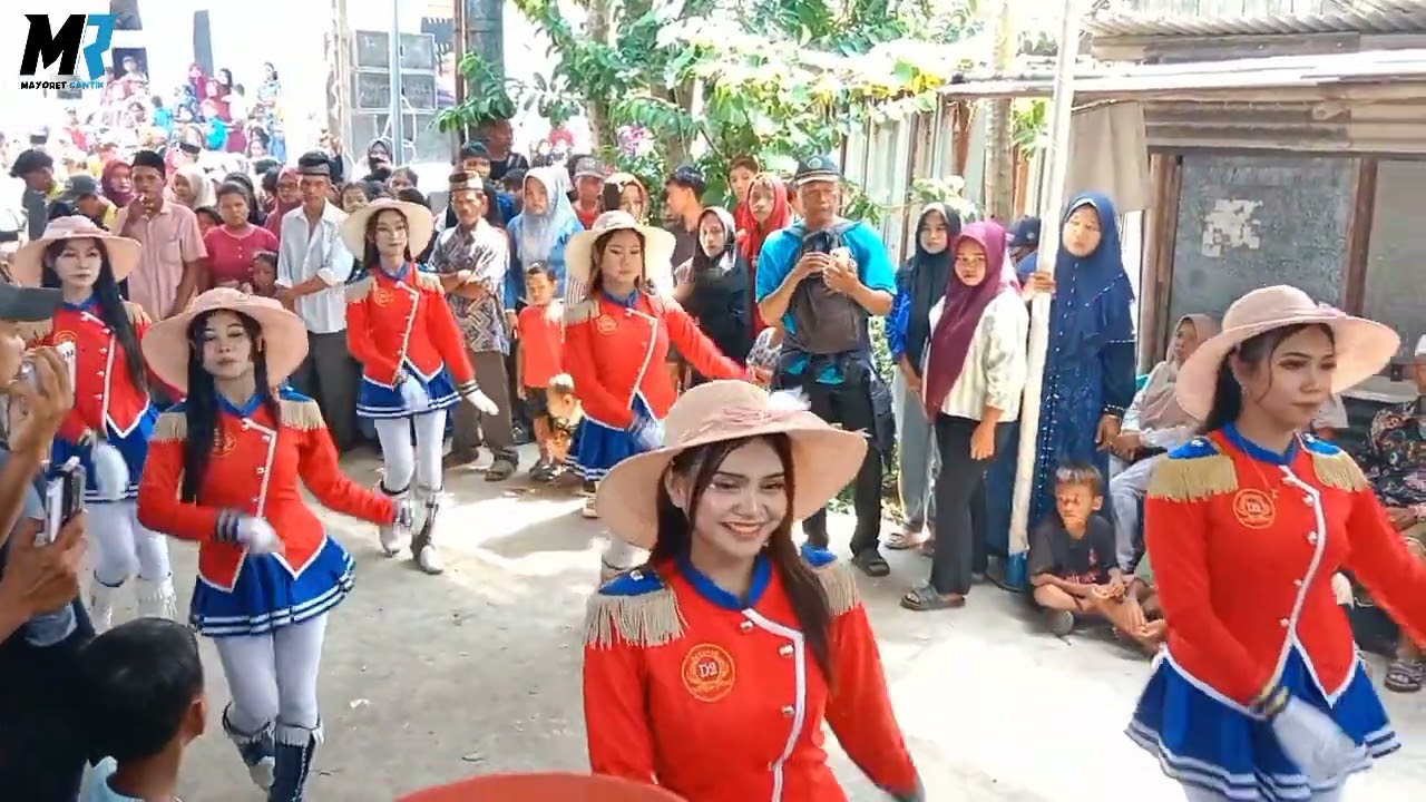 Mayoret cantik perfom 3 Lagu fuull, Dewa Dewi Di Tangkis Guntur Demak 2025.