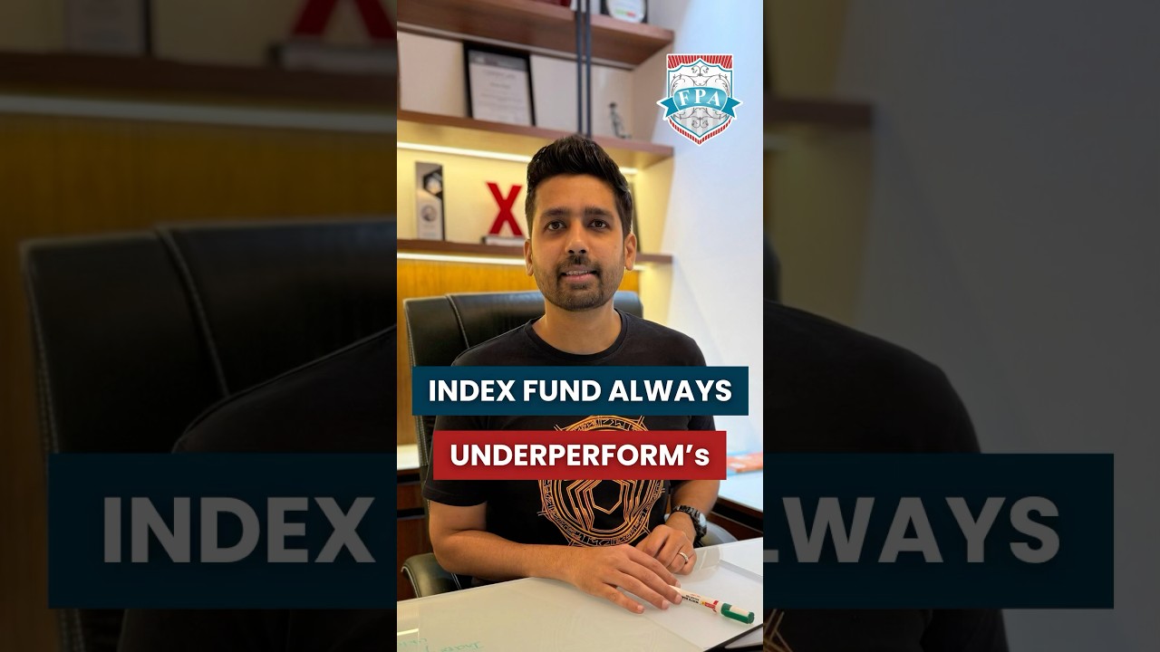 Index fund always underperforms | Kirtan Shah CFP