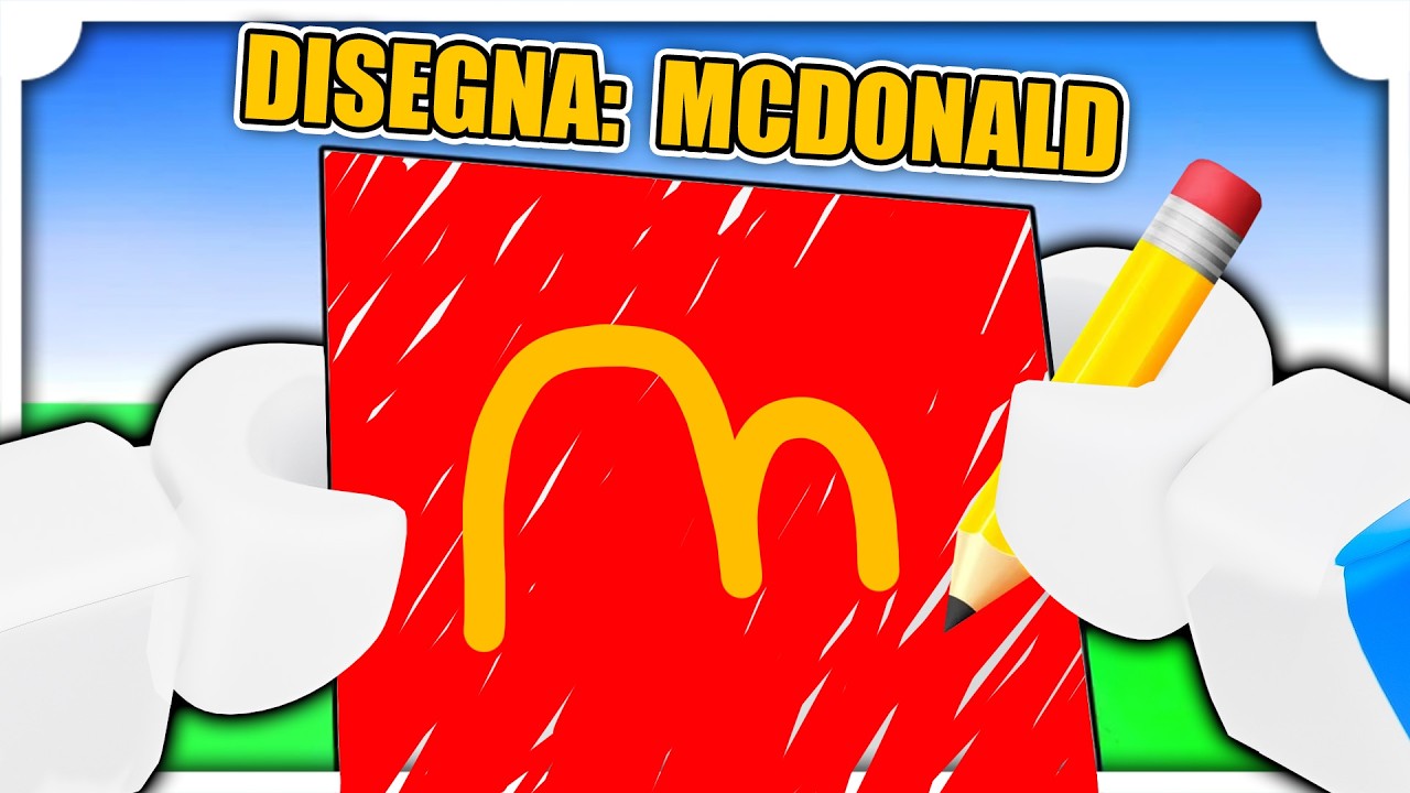 DISEGNO I LOGHI FAMOSI A MEMORIA SU ROBLOX!