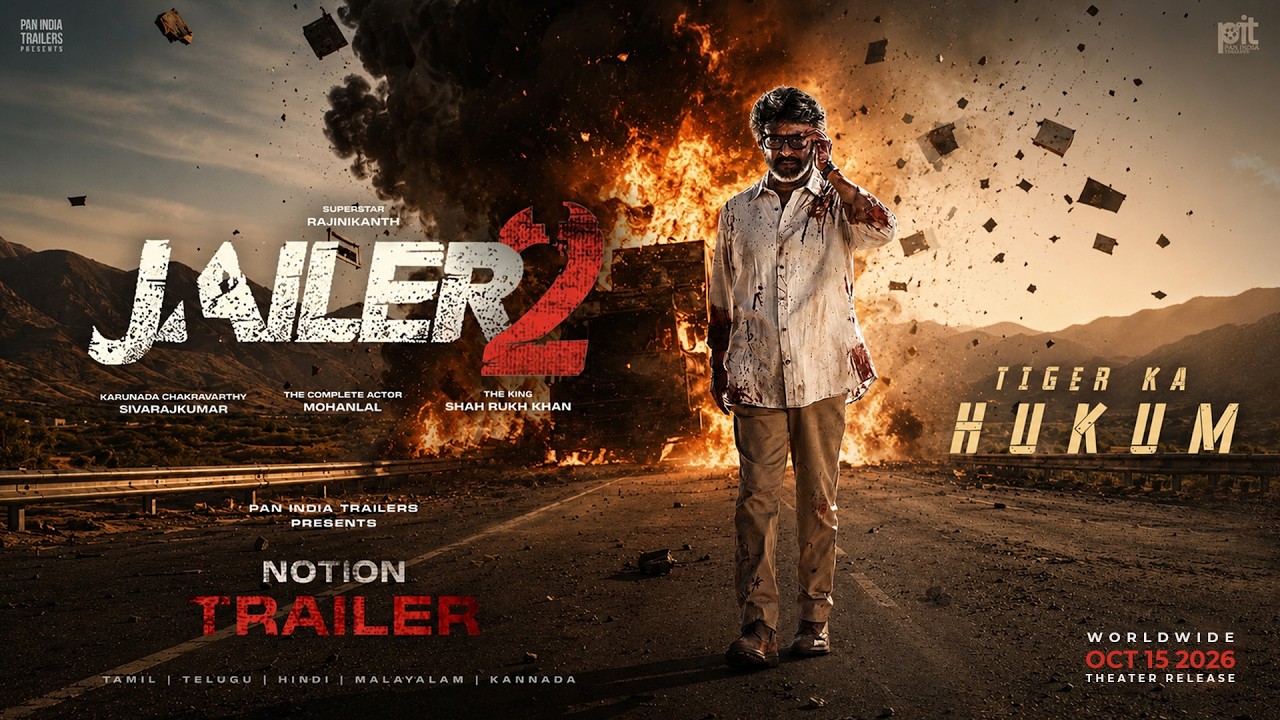 JAILER 2 - Notion Trailer | Rajinikanth | Mohanlal | Shiva Rajkumar | Suraj | Nelson | Anirudh | PIT
