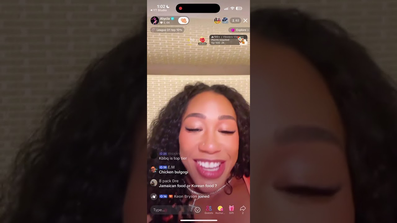 Alycia Baumgardner - TikTok Live - 8/12/25