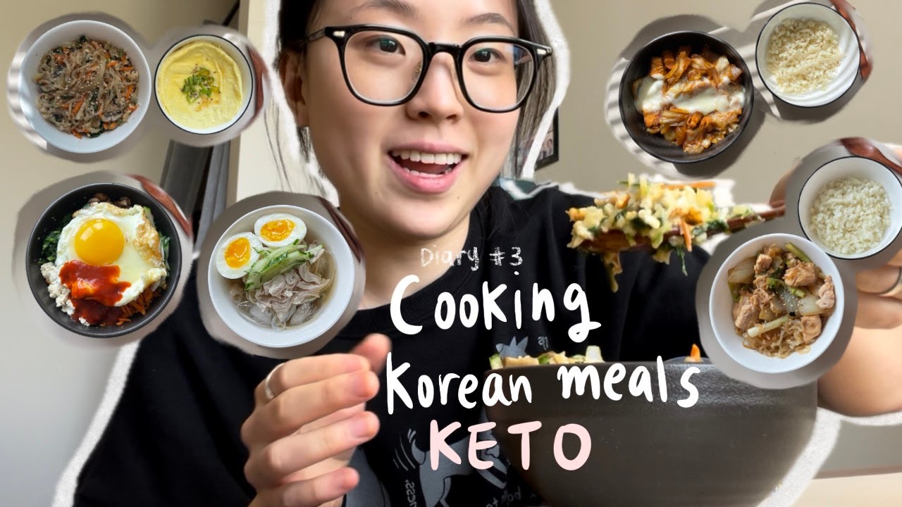 [Vlog week5/Diary#3: 60→47] Making Korean foods keto friendly | Why I'm ending this series