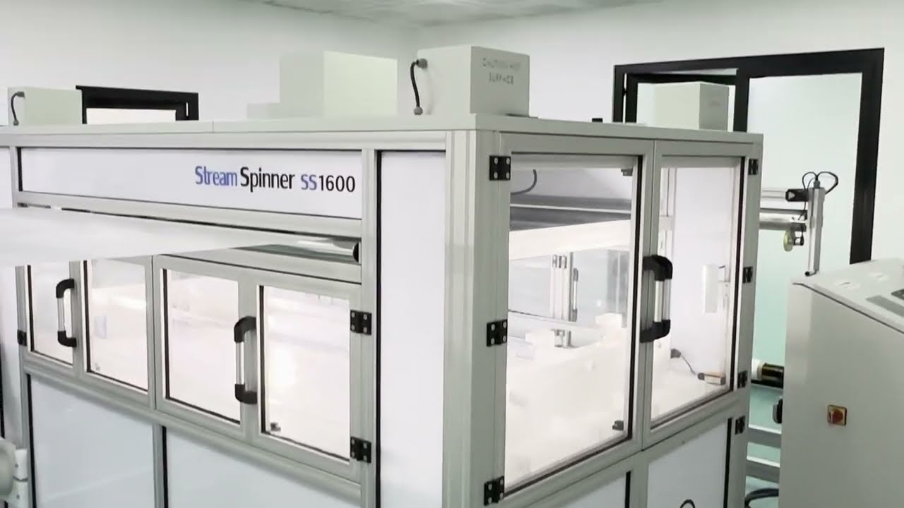 Discover the future of nanofiber production with the SS1600 Open Surface Electrospinning Unit