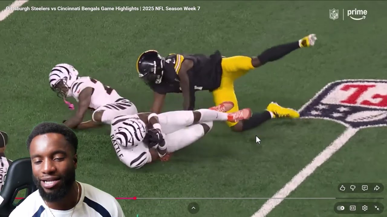 Лучшие моменты матча «Питтсбург Стилерс» — «Цинциннати Бенгалс» | Сезон НФЛ 2025, 7-я неделя