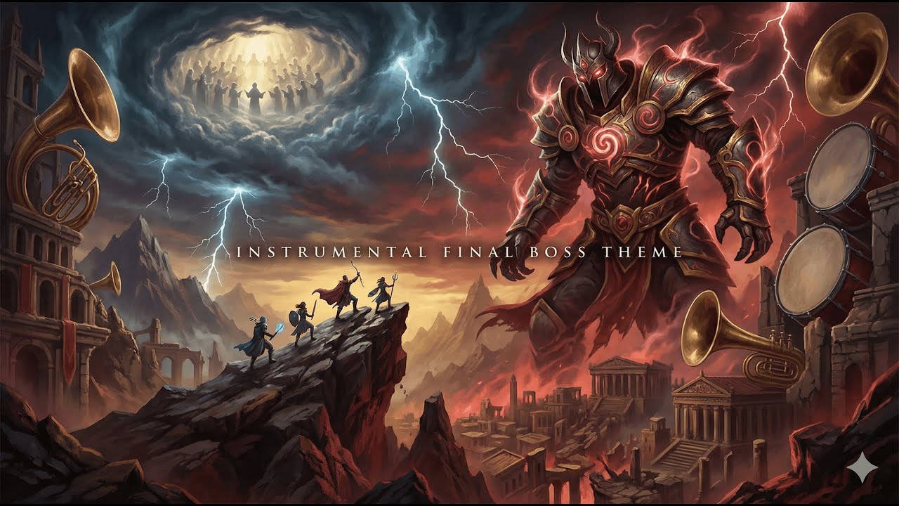 ⚔️ EPIC Final Boss Theme Music  🎻 Thunderous Orchestral RPG Music 🎲 Ultimate D&D Boss Fight Track