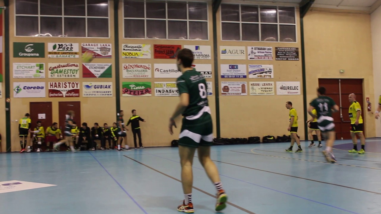 irisartarrk hb contre  tardets  27 - 28  championat nationale 2