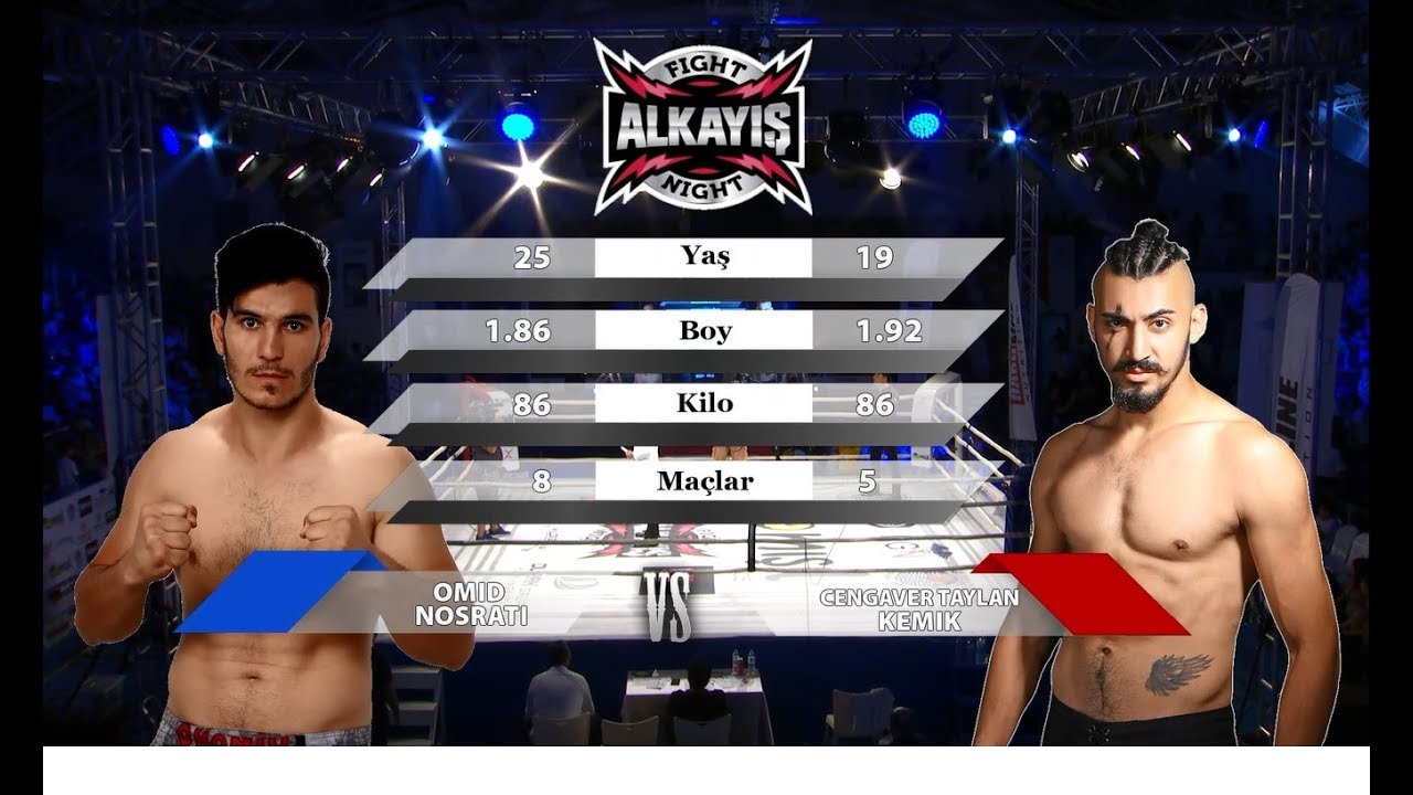 Cengaver Taylan KEMİK vs Omid NOSRATİ -Alkayış Fight Night-