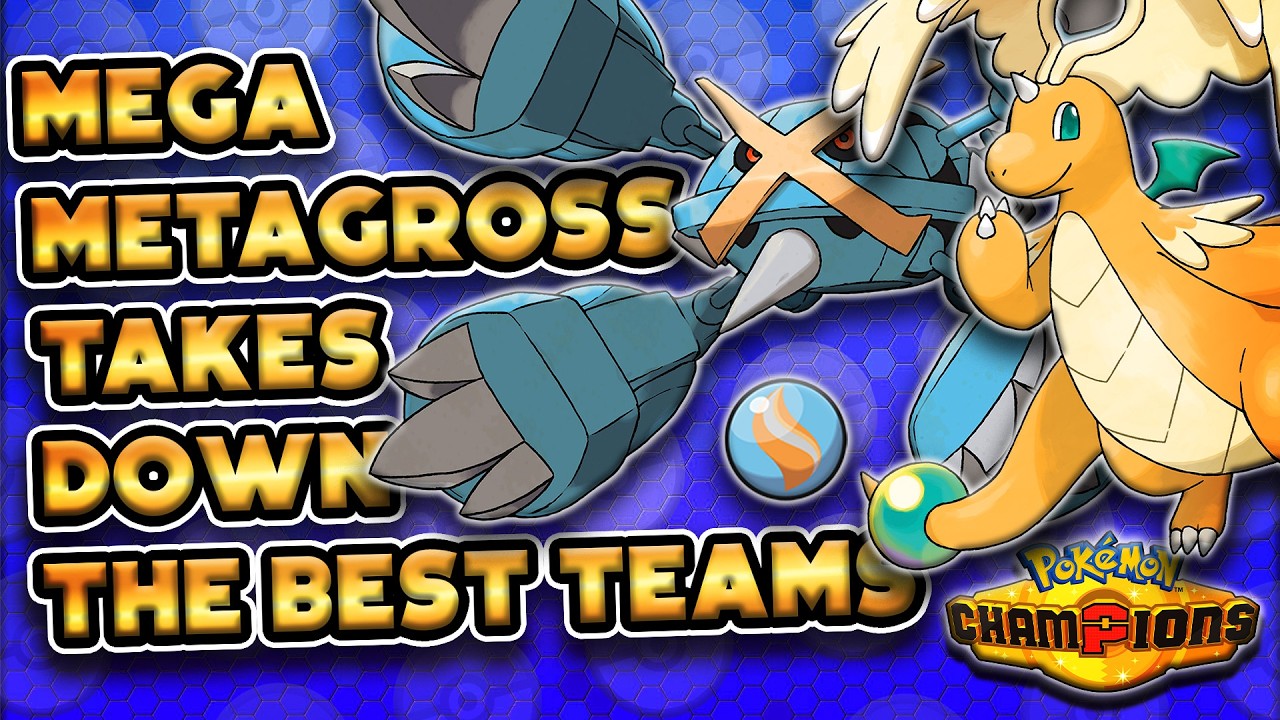 Победите лучших покемонов с этой командой МЕГА МЕТАГРОССА в Pok&eacute;mon Champions