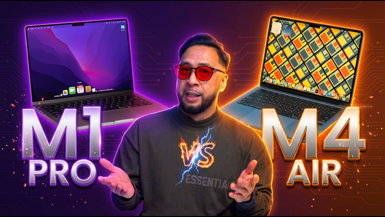 MacBook Air с процессором M4 против MacBook Pro с процессором M1 &mdash; какой из них действительно име...