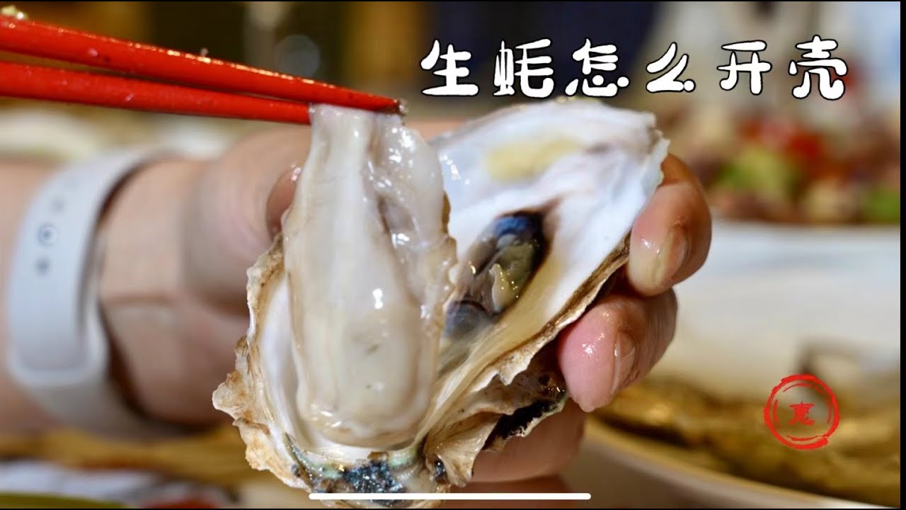 生蚝好吃壳难开，开壳妙招，舌尖上的海味美妙至极。被誉为女人的美容院｜How to open an Oyster Shell