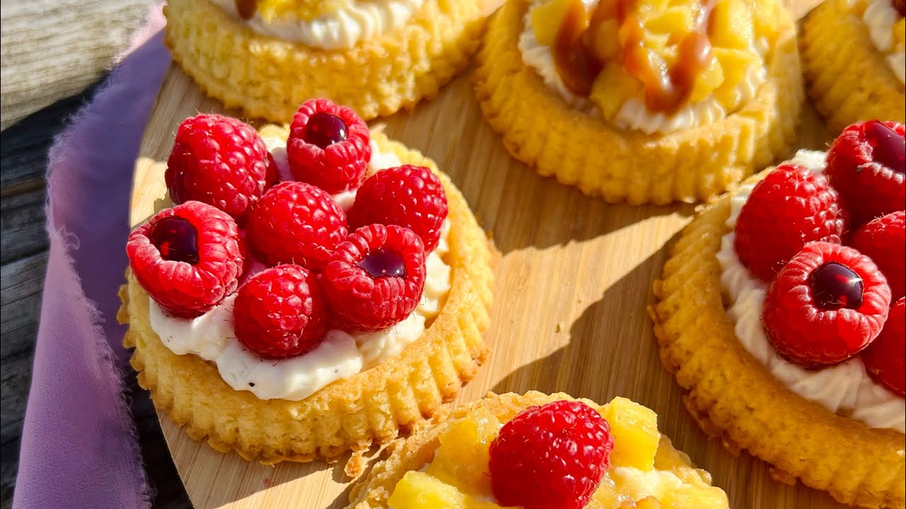 Tartelettes fruitées avec le moule 12 tartelettes renversées de Guy Demarle, partie 2