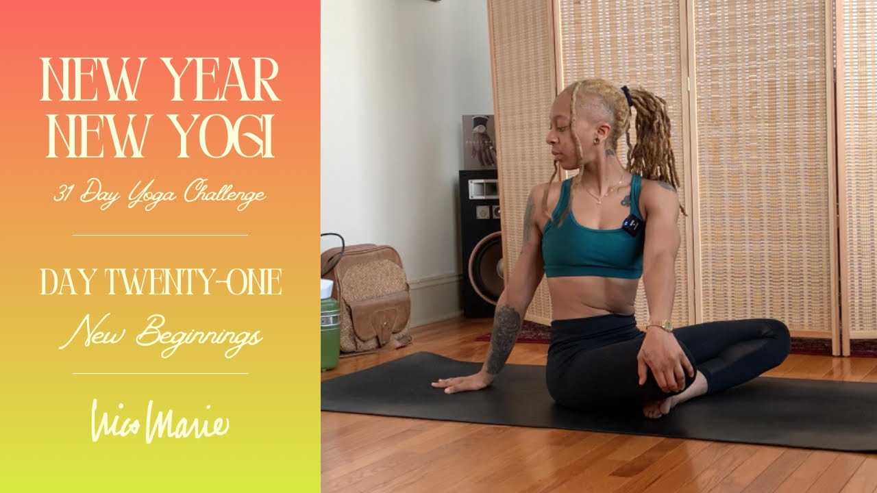 DAY 21 - New Beginnings - New Moon in Aquarius Yoga | 💛 NEW YEAR, NEW YOGI CHALLENGE WITH NICO 💛