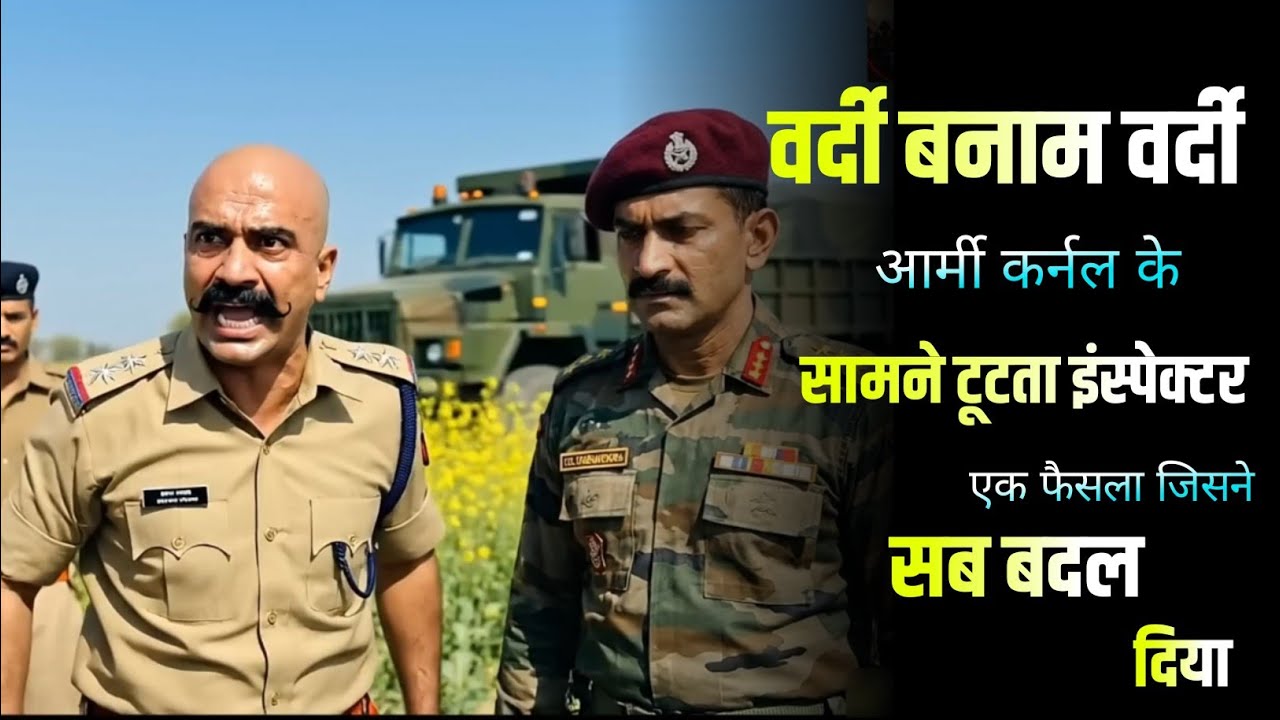 जब इंस्पेक्टर को आर्मी कर्नल से टकराना पड़ा… उस एक पल ने ज़िंदगी की दिशा बदल दी