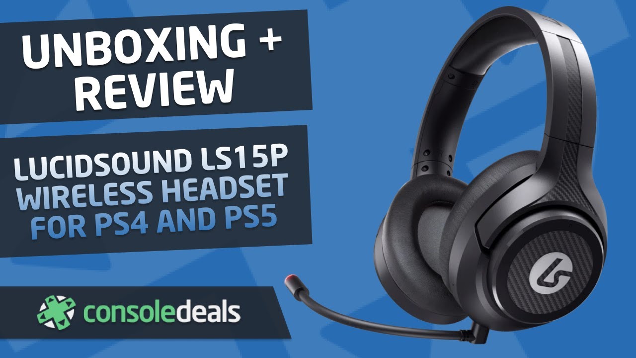 LS15P Wireless Gaming Headset for PS4 & PS5 (Unboxing + Review) | Console Deals