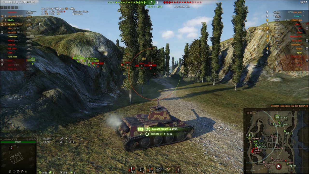 World of Tanks - VK30.01D Ace Tanker - 3.2K Damage - 5 Kills - 1460xp