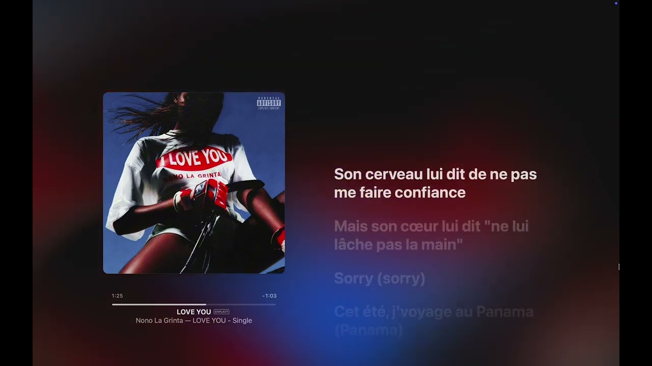 Nono La Grinta  - LOVE YOU (Paroles)
