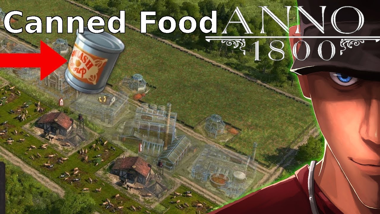 Anno 1800 Canned Food basic Layout from small to big - No Trade Union layout