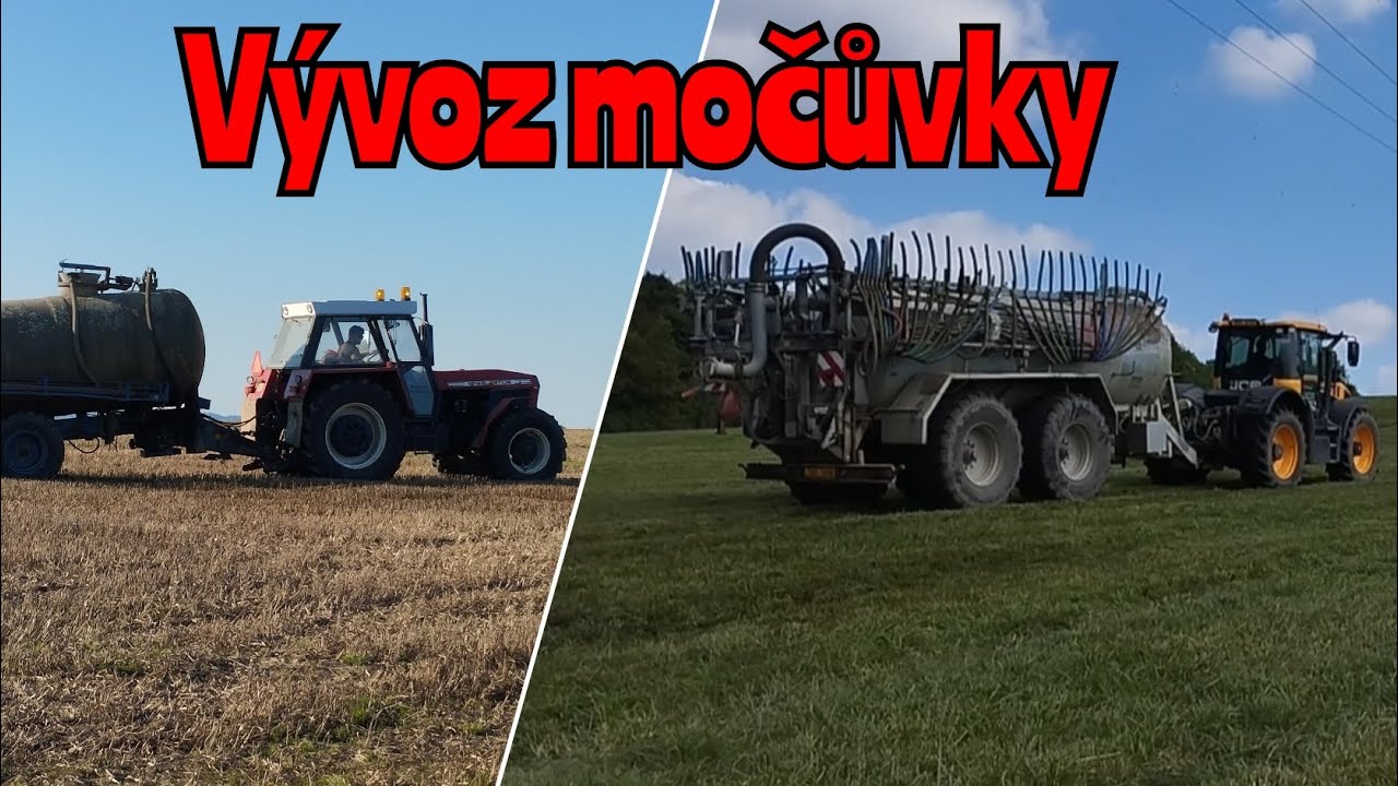 Vývoz močůvky/Zetor/JCB