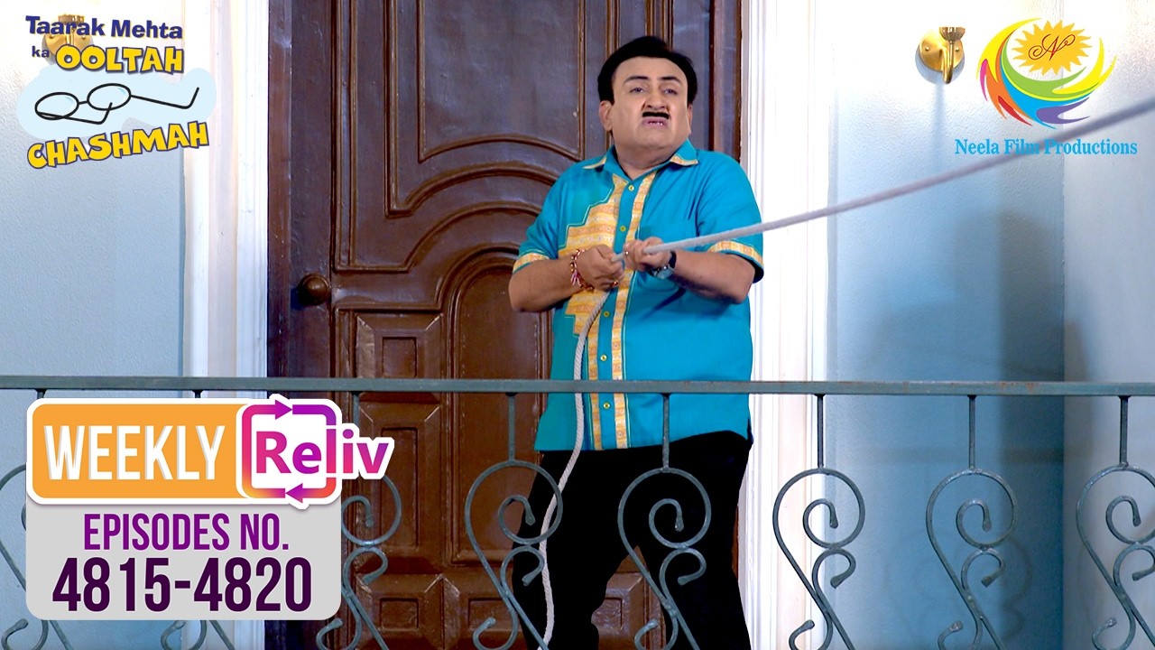 Weekly Reliv | Taarak Mehta Ka Ooltah Chashmah - 4815 To 4820 | 14 Sep 2026 To 19 Sep 2026
