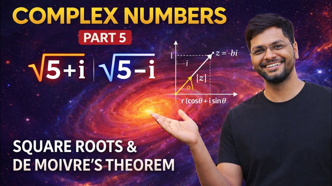 Complex Numbers |Part 5|Square Roots & De Moivre's Theorem|TGT PGT LT GRADE GIC EMRS IJitendra Yadav