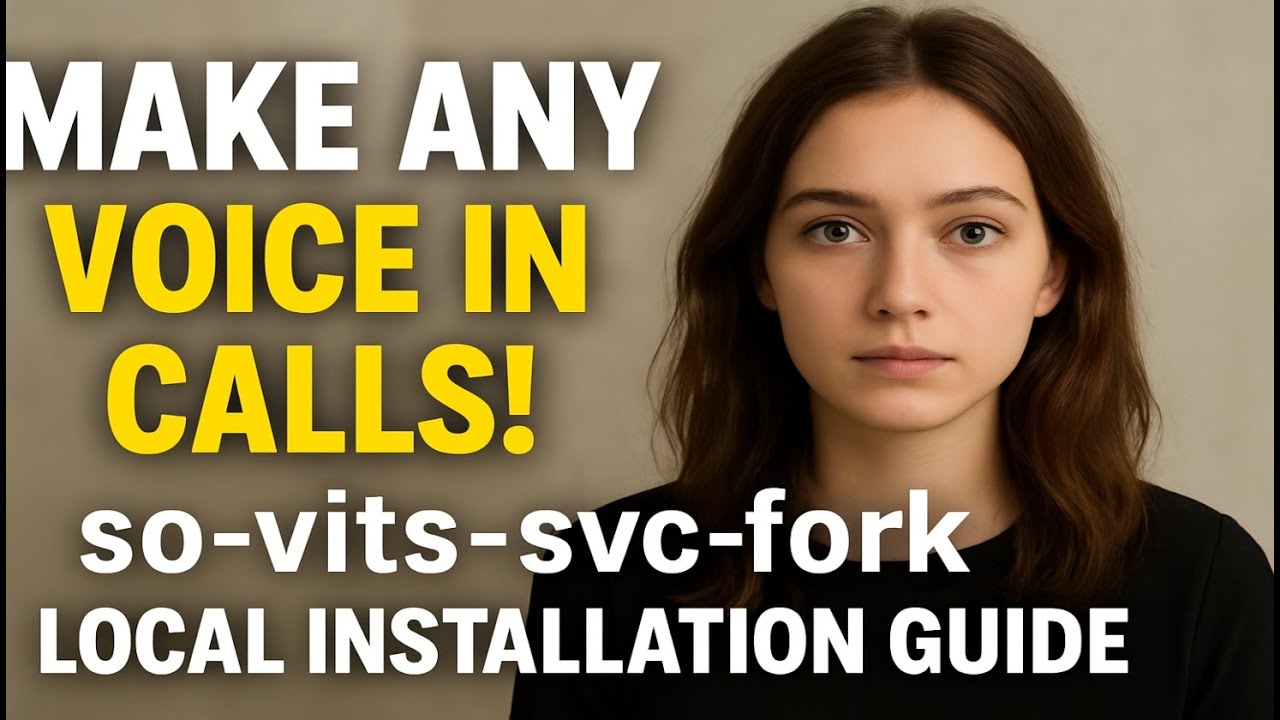 &ldquo;Make Any Voice in Calls! so-vits-svc-fork Local Installation Guide&rdquo;