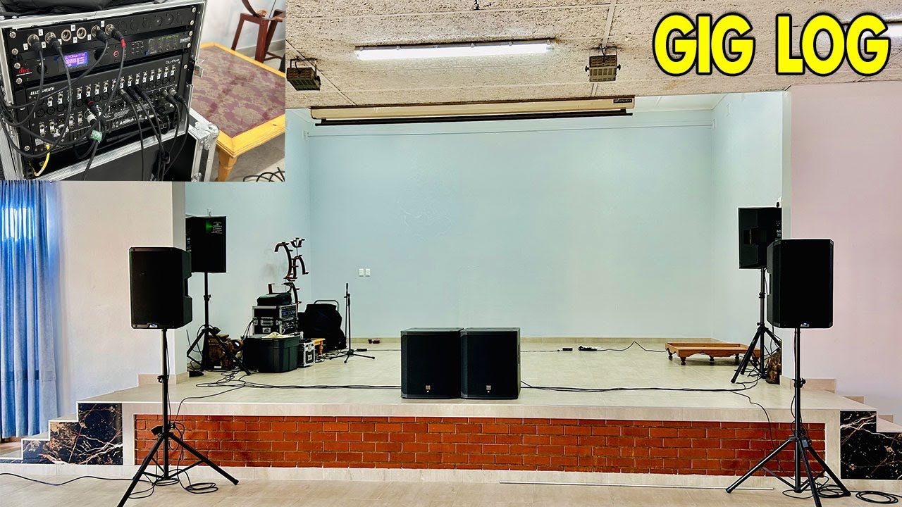 Gig log 28 |Digital sound for DSN using A&H QPAC|@behringer@allenandheath