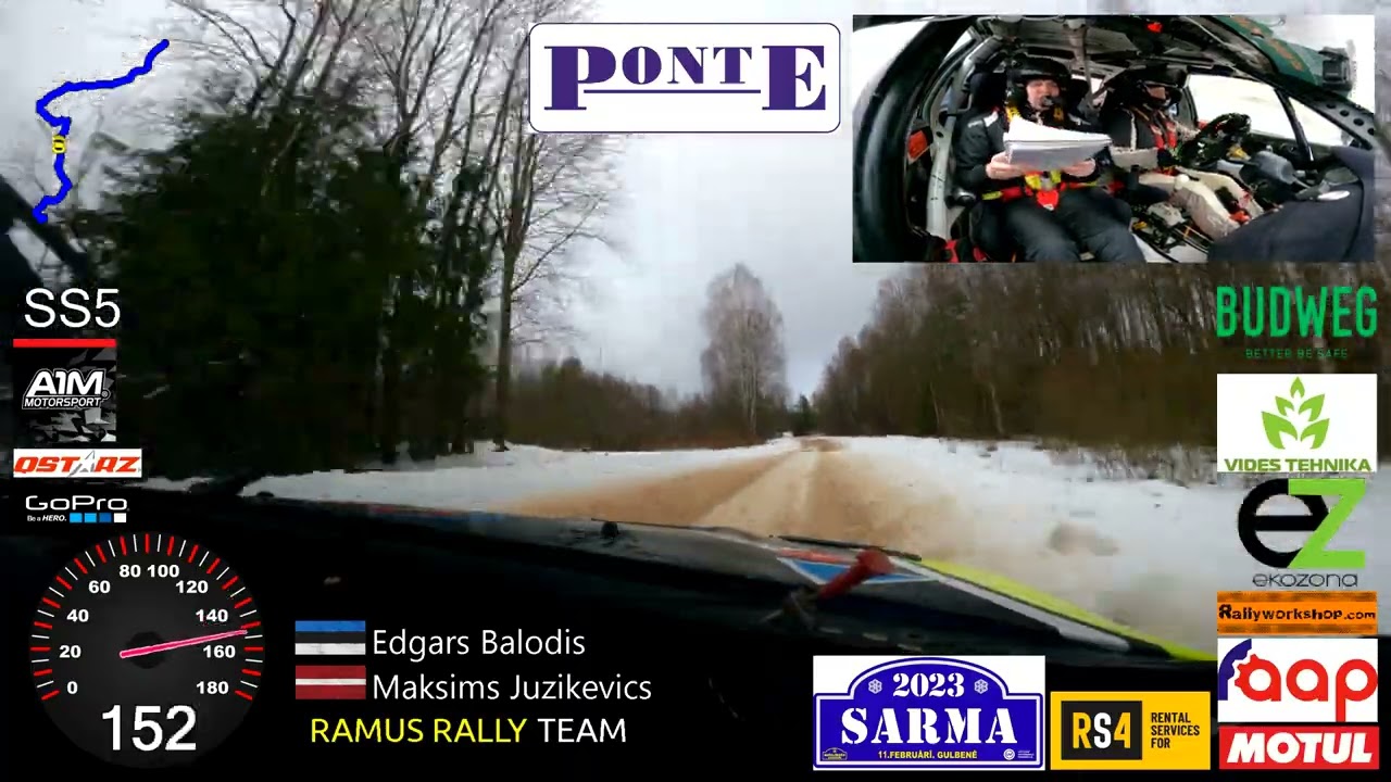 Rallijs Sarma 2023 SS5 Edgars Balodis Maksim Juzikevic