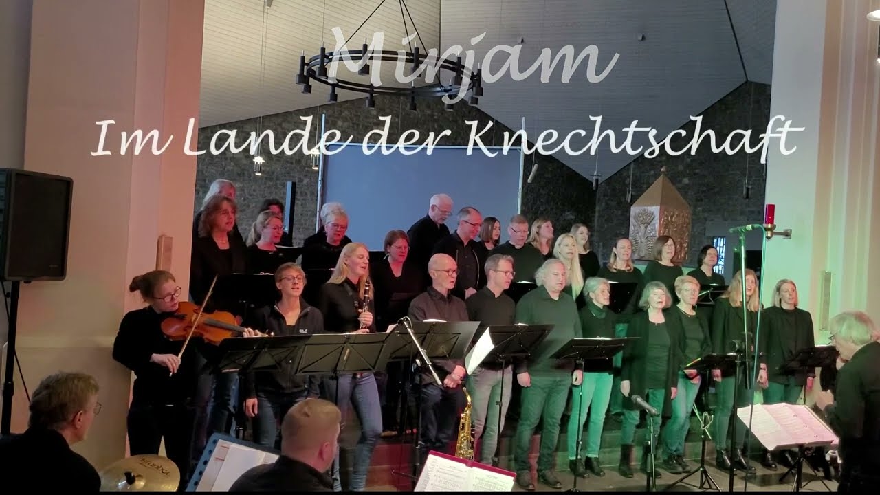 Mirjam - Im Lande der Knechtschaft. Chor singt mutmachend, tänzerisch