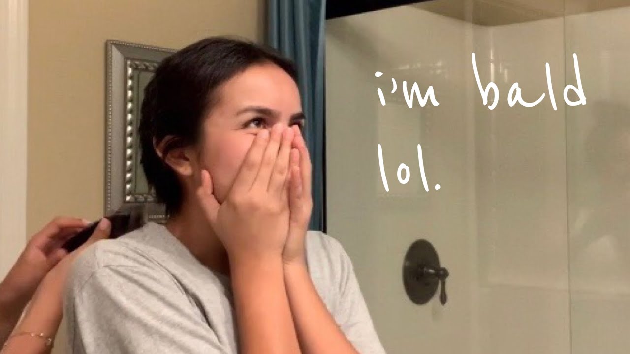SHAVING 14 INCHES OFF MY HEAD (brad mondo pls notice me lol)