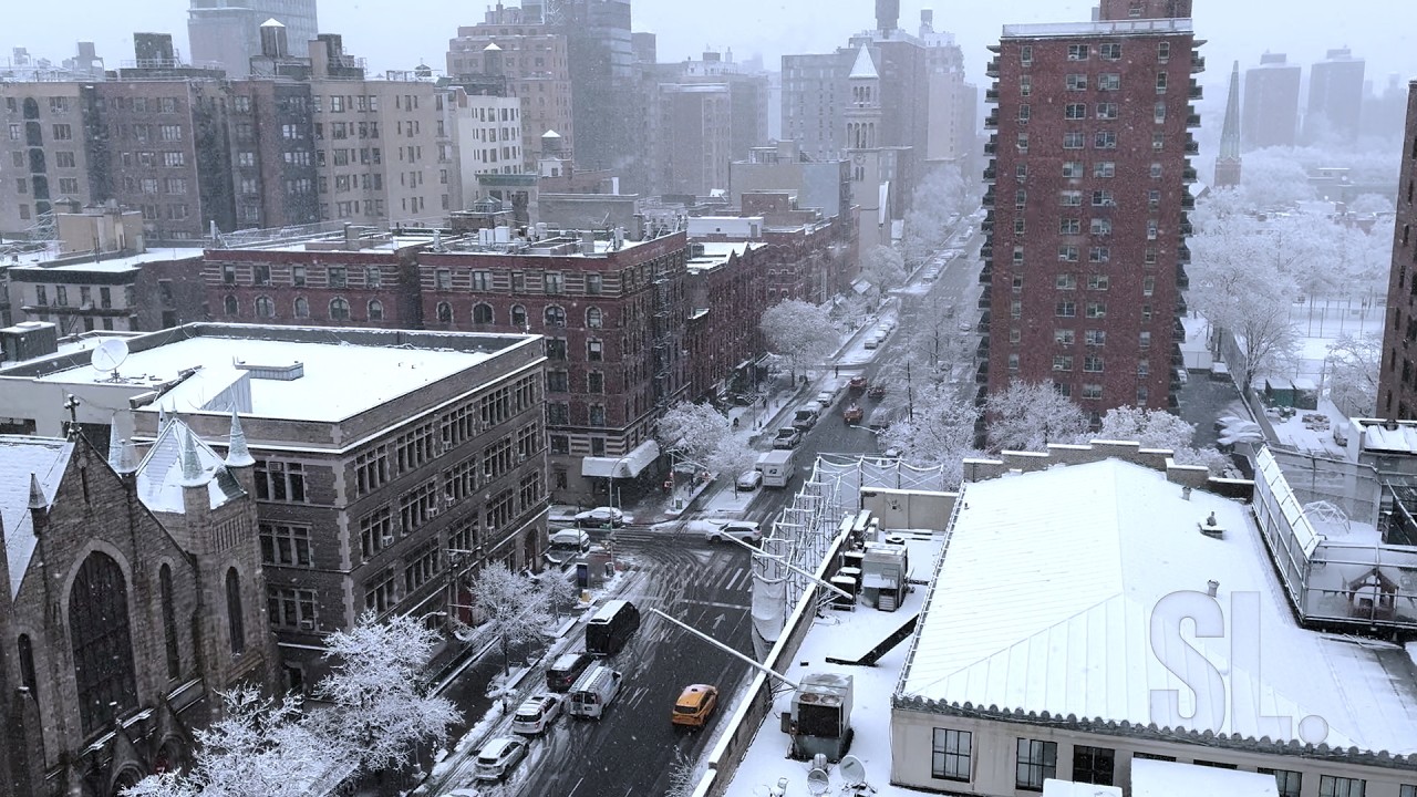 Upper West Side Whiteout | 3 Hours of New York City Winter Ambience