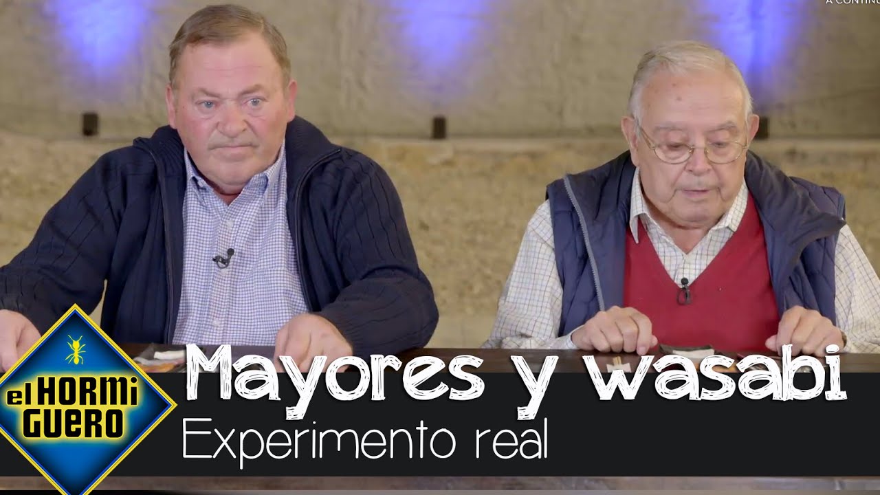 El divertido experimento gastronómico: ¿ancianos probando el wasabi? - El Hormiguero