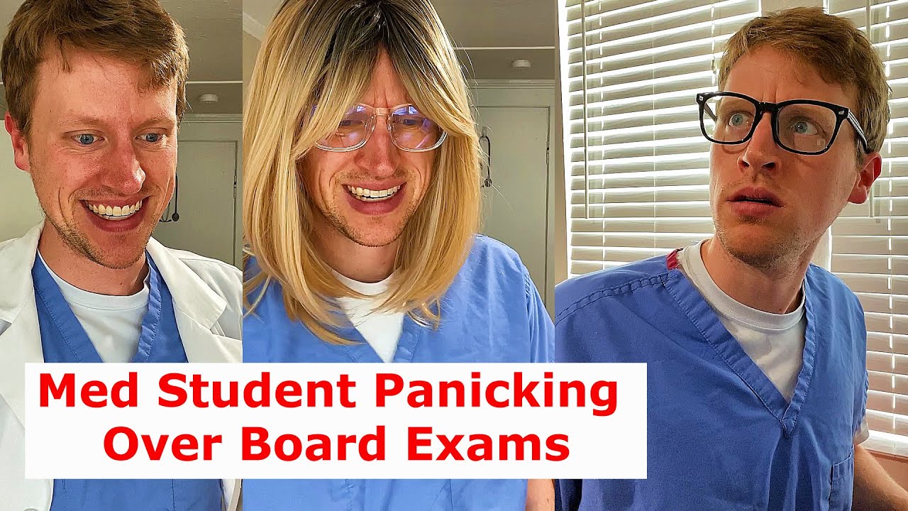Med Students Cramming for Boards (sponsored by Cram Fighter)
