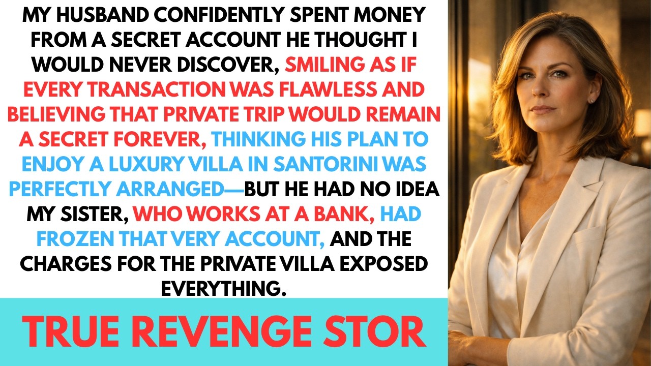 Sister Froze an Account Linked to My Husband — The Charges Were for a Private Villa in Santorini