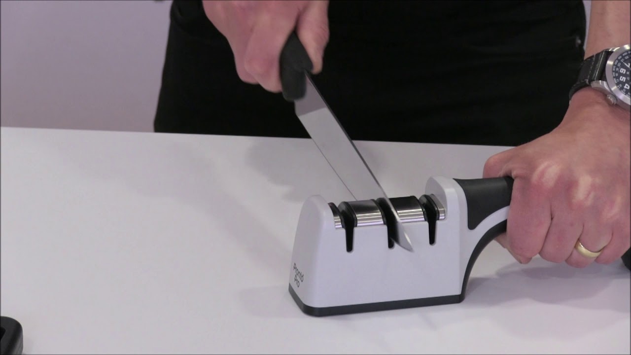 Chef's Choice M4643 ProntoPro -käsiteroittimen esittely ja teroitusdemo