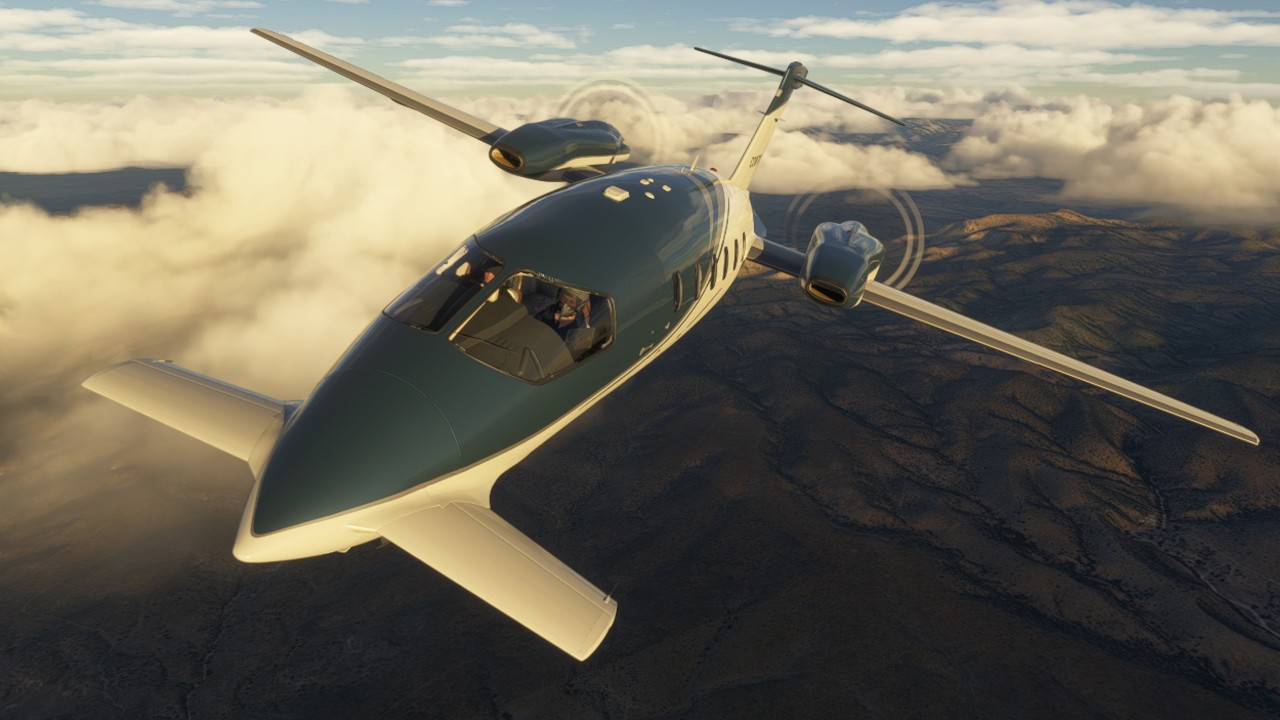 Microsoft Flight Simulator 2024 | First flight in the new Piaggio P.180 Avanti II!